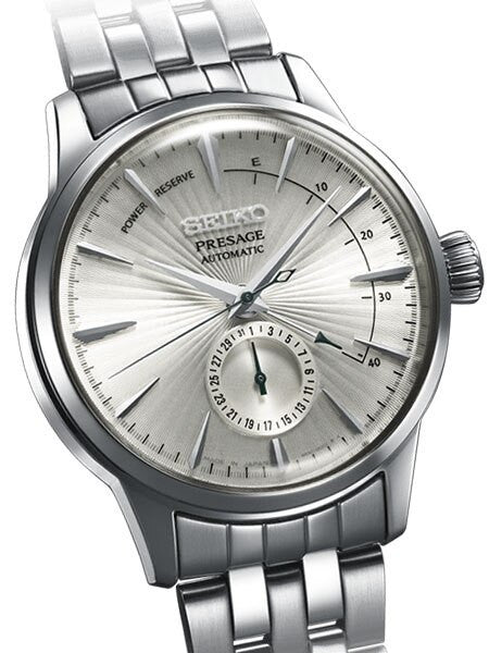 Seiko Presage "Cocktail Time" Automatic Dress Watch with Power Reserve Indicator #SSA341J1