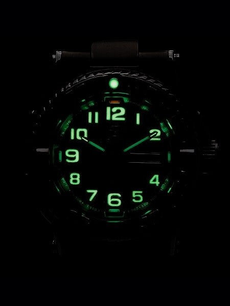 Reactor Trident 200 Meter Dive Watch with Never Dark Illumination, Black SS Case #59811