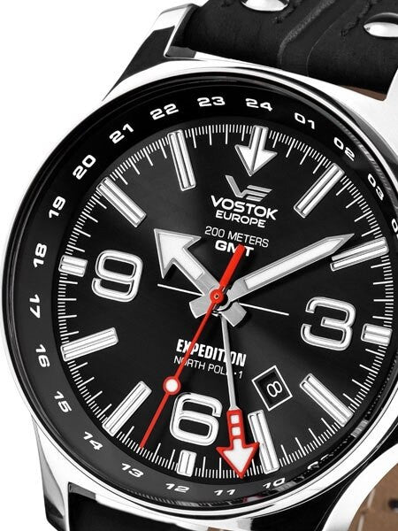 Vostok-Europe Expedition North Pole Quartz GMT Dual-Time Watch #595A500