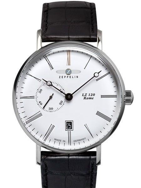 Graf Zeppelin LZ120 Rome Swiss Automatic Watch with Small Seconds and Dome Crystal #7104-1