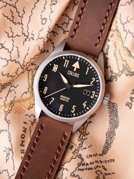 Collins Bronson Automatic Watch with 40mm Case and AR Sapphire Crystal #CWA01