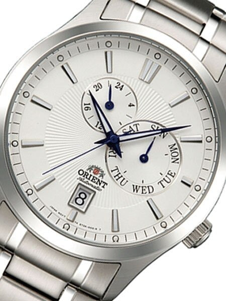 Orient Cosmos Automatic Watch with 24-hr Sub-dial and Day-Date #ET0K002W