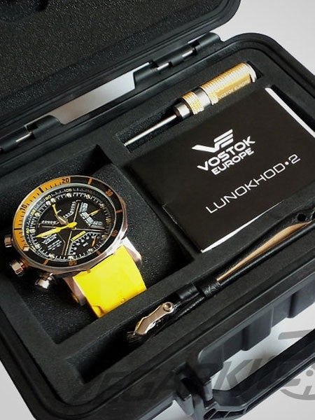 Vostok-Europe Lunokhod-2 Multi-Function Quartz Diver with Tritium Tubes #6205206