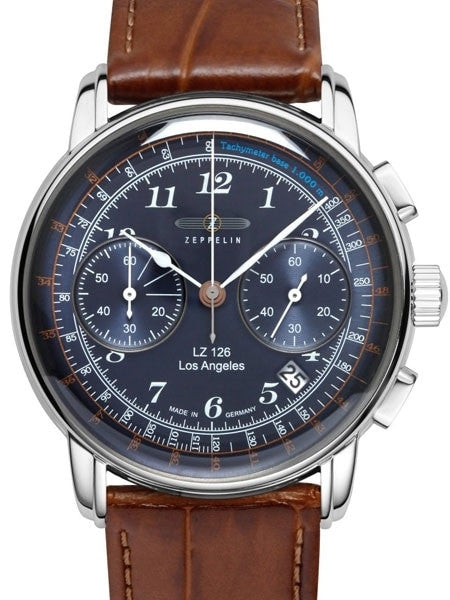 Graf Zeppelin LZ 126 Los Angeles Quartz Chronograph Watch #7614-3