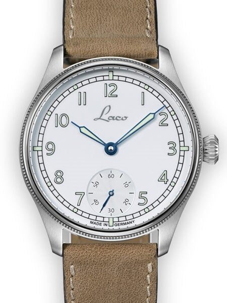 Scratch and Dent - Laco Cuxhaven Manual Winding Navy Watch with AR Sapphire Crystal #862104