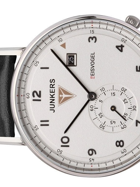 Junkers Eisvogel F13 Swiss Quartz Dress Watch with Small Seconds, Date  #6730-1