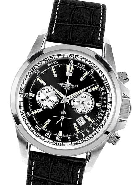 Jacques Lemans Liverpool 44mm Chronograph with 24-hour Sub-Dial #1-1117AN