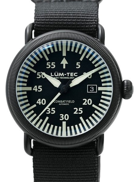 Lum-Tec Combat Field X3 Swiss Automatic Watch with Double Curved Sapphire Crystal #X3