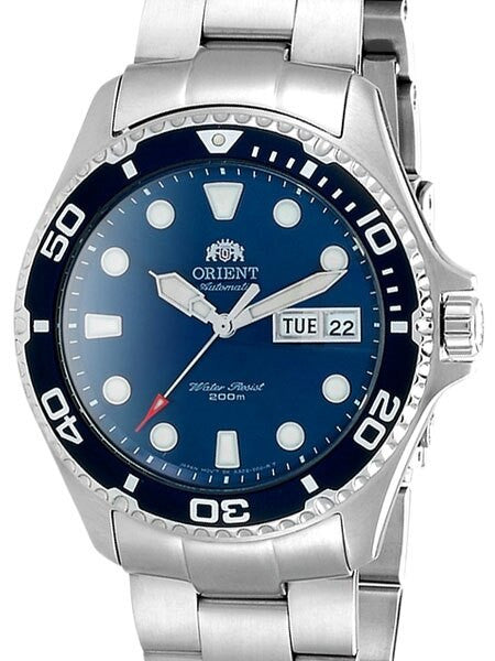 Orient Long Island Ray Blue Dial Automatic Dive Watch with