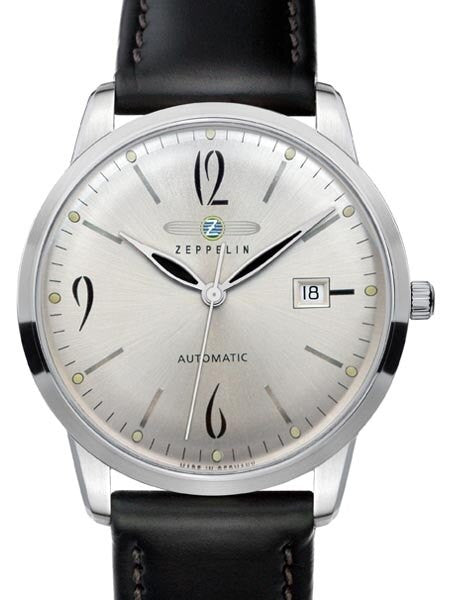 Graf Zeppelin Flatline Swiss Automatic Dress Watch #7350-4