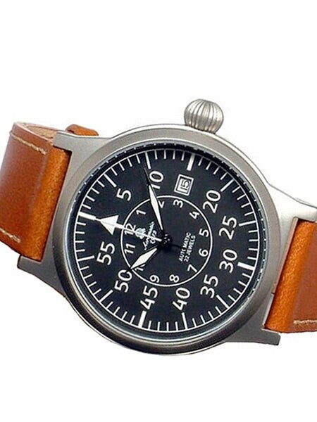 Aeromatic 1912 Beobachter Aviator Automatic Watch with Onion Crown #A1143