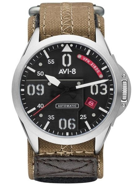 AVI-8 24-Jewel Automatic Bottisham Limited Edition P-51 Mustang #AV-4069-01
