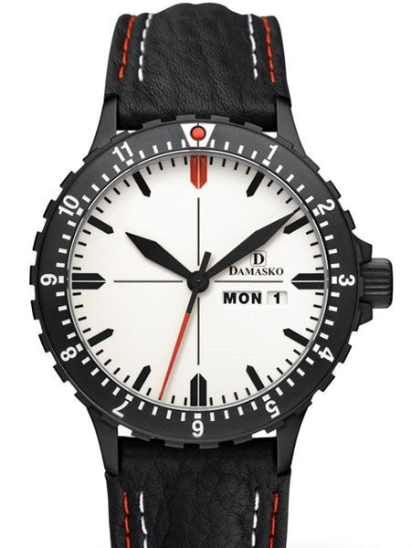 Damasko Swiss ETA Automatic with a Dual-Time 12 Hour Bezel and Fully Luminous Dial #DA45BK