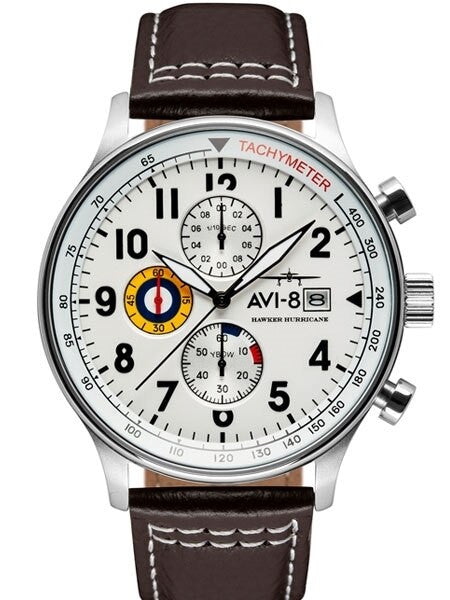 AVI-8 Hawker Hurricane Aviator Chronograph Watch #AV-4011-01