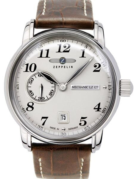 Graf Zeppelin Retro-Styled Hand Wind Mechanical Watch with Small Seconds #7636-5