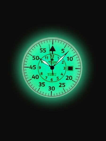 Aeromatic 1912 Automatic Aviator's Watch with Luminous Dial #A1373