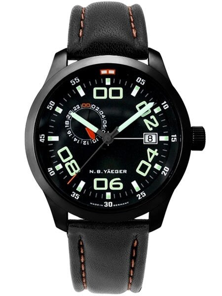 NB Yaeger Swiss Automatic Pilot Watch with Sapphire Crystal #LIMA-PVD-C2