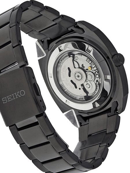 Seiko Recraft Series Automatic Watch with Black PVD 43.5mm Case and Bracelet #SNKM99