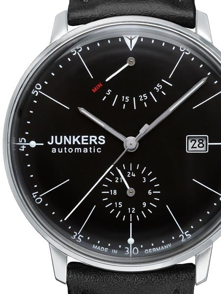 Scratch and Dent - Junkers Bauhaus Automatic Watch with Power Reserve and 24hr Subdial #6060-2-SND