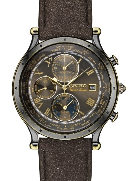 Seiko Age of Discovery, Limited Edition World Time Alarm Watch #SPL062