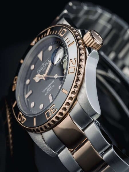 Davosa Two-Tone Ternos Swiss Automatic 200 Meter Dive Watch #16155565