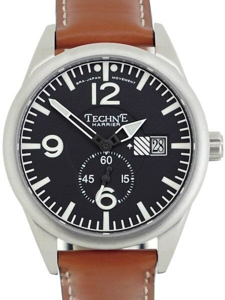 Techne 41mm Harrier Aviator Quartz Watch with Anti-Reflective Sapphire Crystal  #375.053