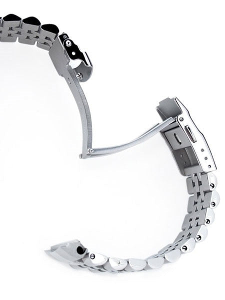 Strapcode 22mm Super-J "Louis" 316L Stainless Steel Watch Bracelet for Seiko New Turtle Watches #SS221803B046