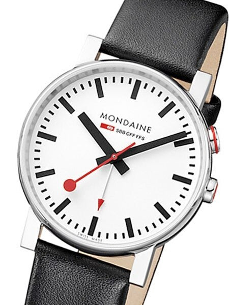 Mondaine Railways EVO Quartz Dress Watch with a Handy Alarm Feature  #A468-30352-11SBB