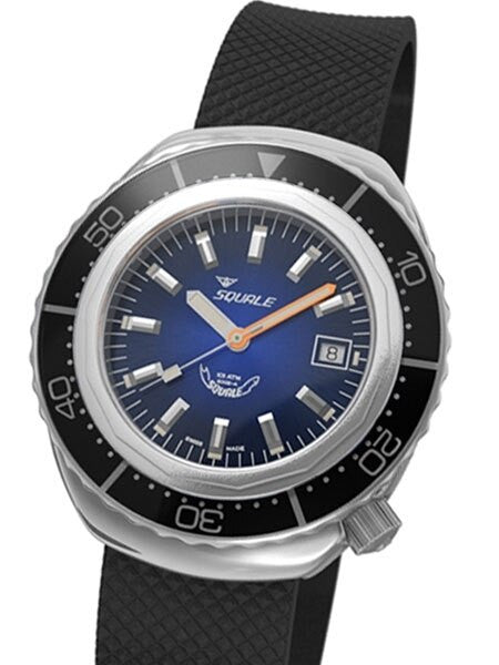 Squale 1000 meter Professional Swiss Automatic Dive watch with Sapphire Crystal #2002BLBK-R