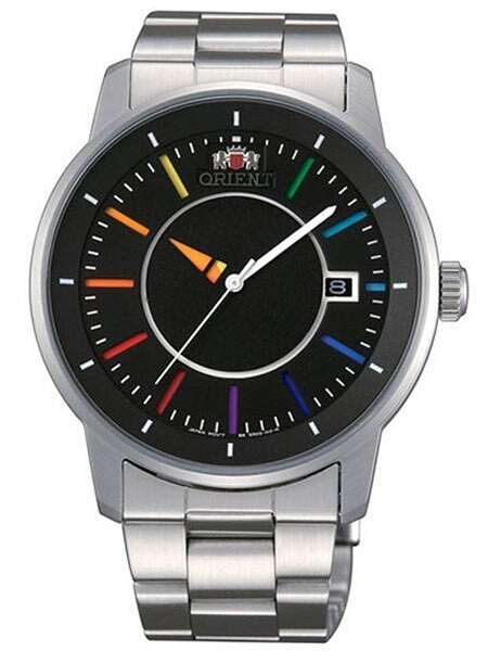 Scratch and Dent - Orient 21-Jewel Automatic Disk Watch with Unique Rotating Hour Hand #ER0200DW-SND2