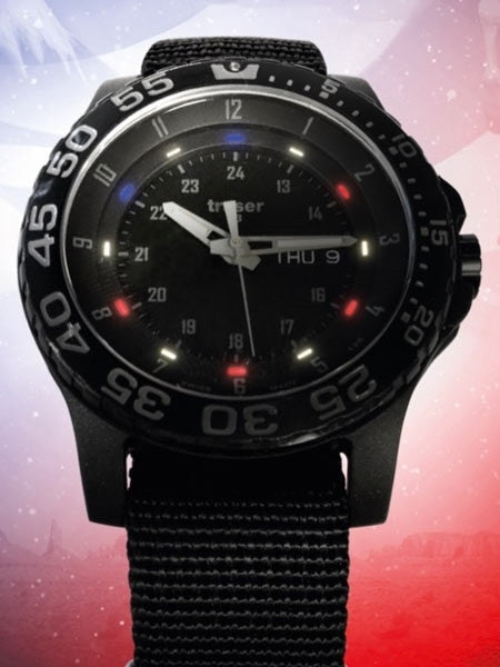 Traser Shade Red, White and Blue Special Edition with Sapphire Crystal #107370