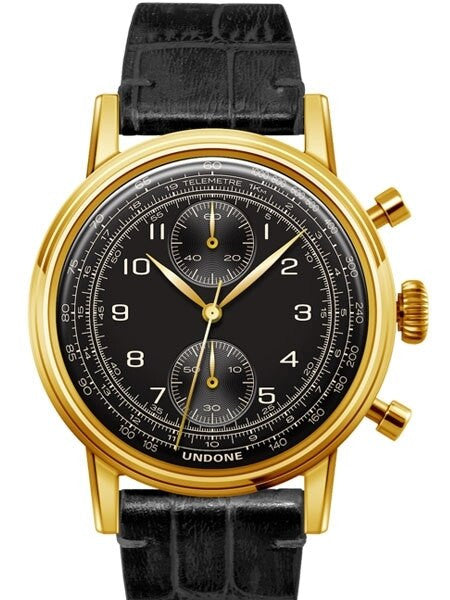 Undone Navi Two-Eye, MechaQuartz Chronograph with 60-Minute Stopwatch #Navi