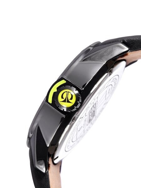 Titan HTSE Solar Powered Quartz Watch with Pointer Date and Leather Strap #1629NL01