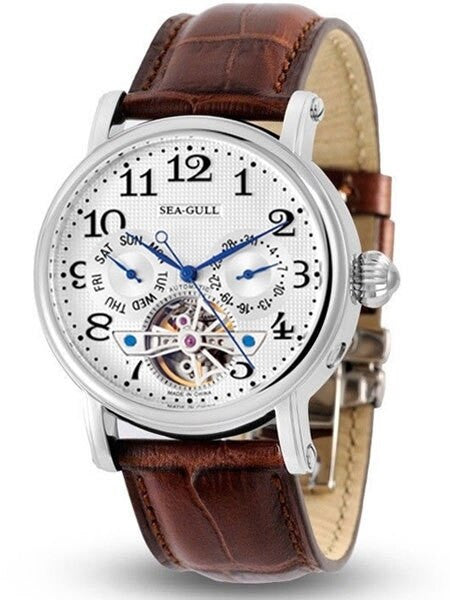 Sea-Gull 40mm Automatic Day-Date Watch with Sapphire Crystal #M170S