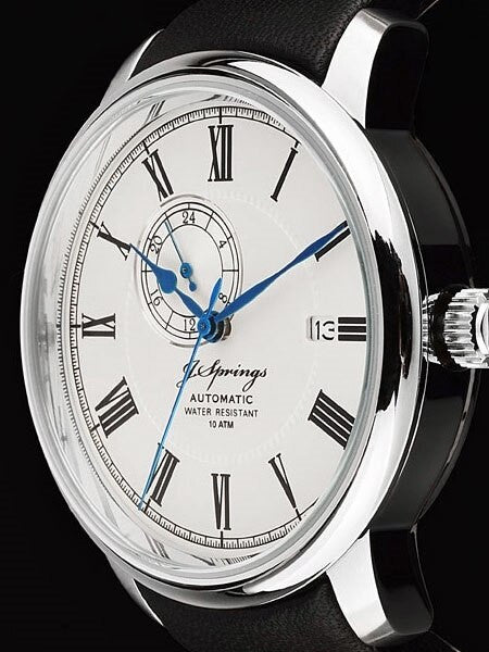 J. Springs Automatic 24-Jewel Classic Watch with 24-Hour Sub-Dial #BEG002