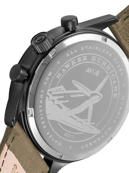 AVI-8 Hawker Hurricane Aviator Chronograph Watch #AV-4011-0C