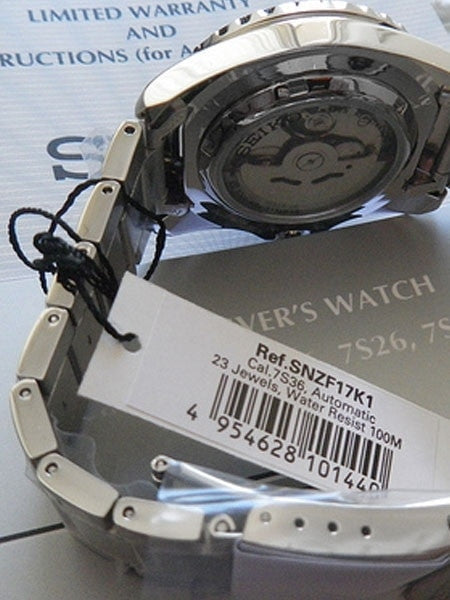 Seiko 42mm Sports 5, 23-Jewel Automatic Watch with Day and Date Window #SNZF17K1