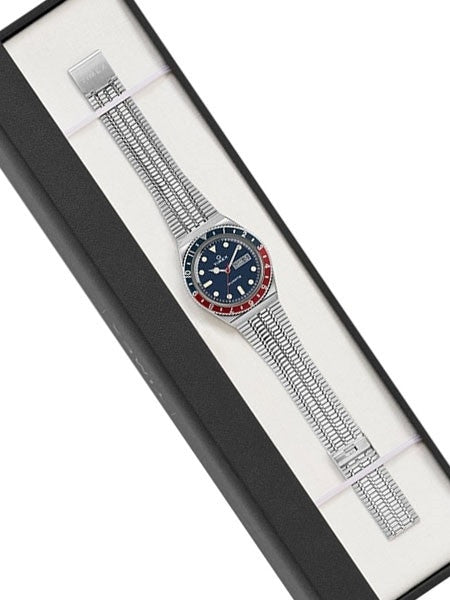 Q Timex Reissue of 1970's 38mm Stainless Steel Bracelet Watch #TW2T80700ZV
