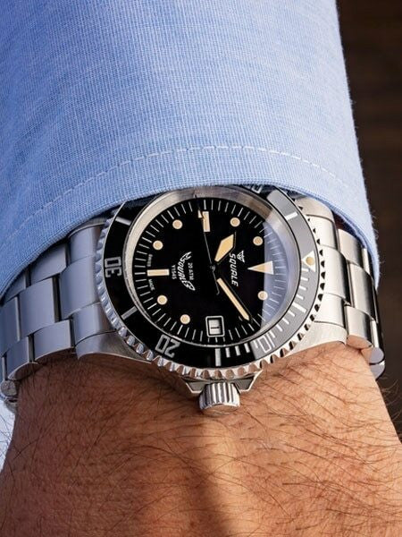 Scratch and Dent - 200 meter Swiss Automatic Dive watch with Ceramic Bezel, Domed AR Sapphire Crystal #1545-ORIG