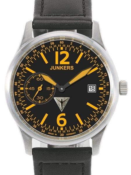 Junkers G-38 World Flight Records Hand Wind Titanium Watch #6238-5