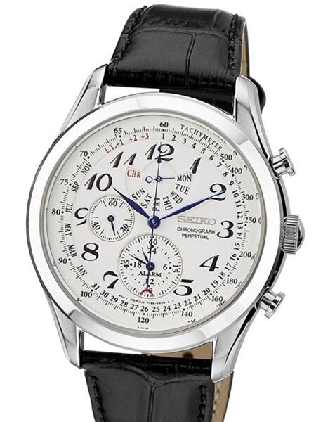 Seiko Neo Classic Chronograph with Perpetual Calendar, Alarm #SPC131P1