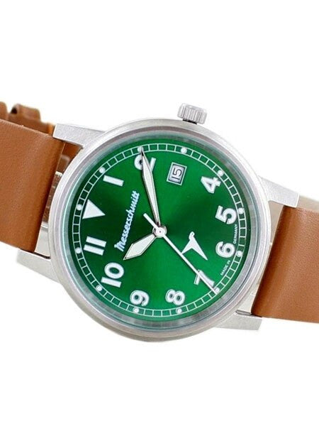 Messerschmitt 38.5mm Stainless Steel Case Aviator Watch #ME-9673-02