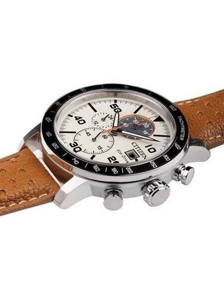 Citizen Eco-drive Chronograph Watch with 60-Minute Stopwatch #CA0641-16X