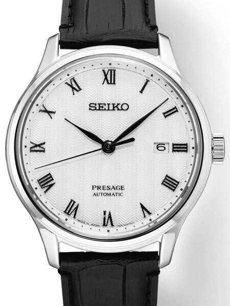 Seiko Presage Automatic Dress Watch with 41.7mm Case, and Curved Sapphire Crystal  #SRPC83