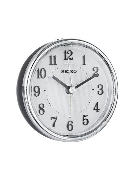 Seiko Alarm Clock with Electro Luminescent Dial and Quiet-Sweep Second Hand #QHE115KLH