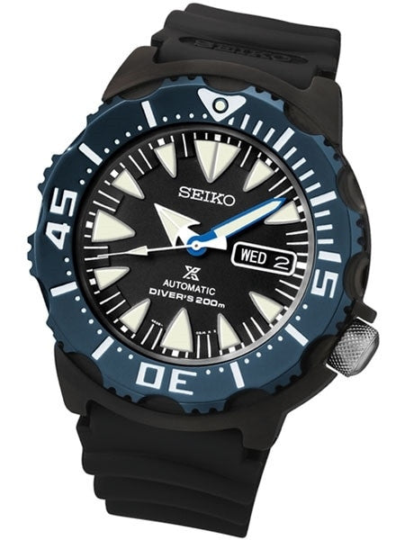 Seiko Prospex Blue Bezel Monster with Seiko 4R36, 24-Jewel Automatic Movement #SRP581
