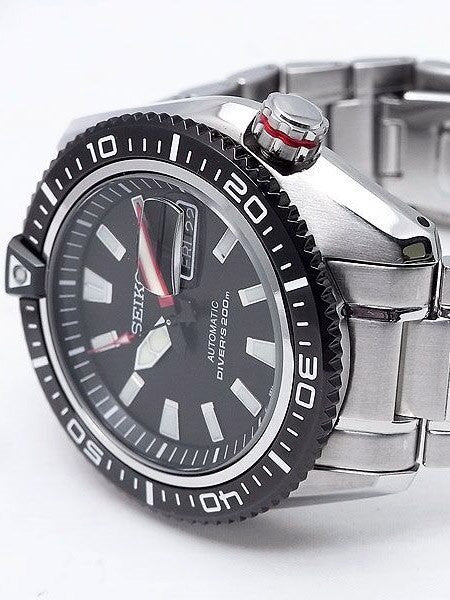Seiko Stargate II Automatic Dive Watch with Black Dial and Stainless Steel Bracelet #SRP495K1