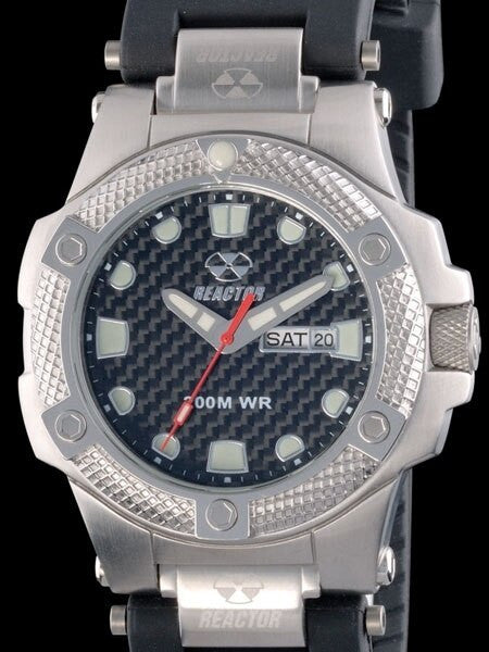 Reactor Meltdown Watch with SuperLuminova Illumination, Stainless Steel Case and Bracelet #72801