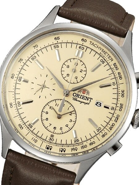 Orient Monterey Quartz Chronograph with 12-Hour Totalizer and Tachymeter #TT0V004Y
