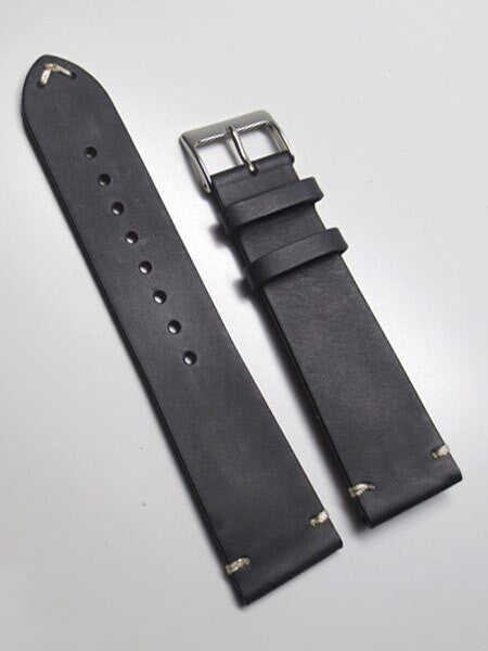 Horween Chromexcel Blue Calfskin Leather with Matching Lining and Hand-Stitching #INS-HOR41